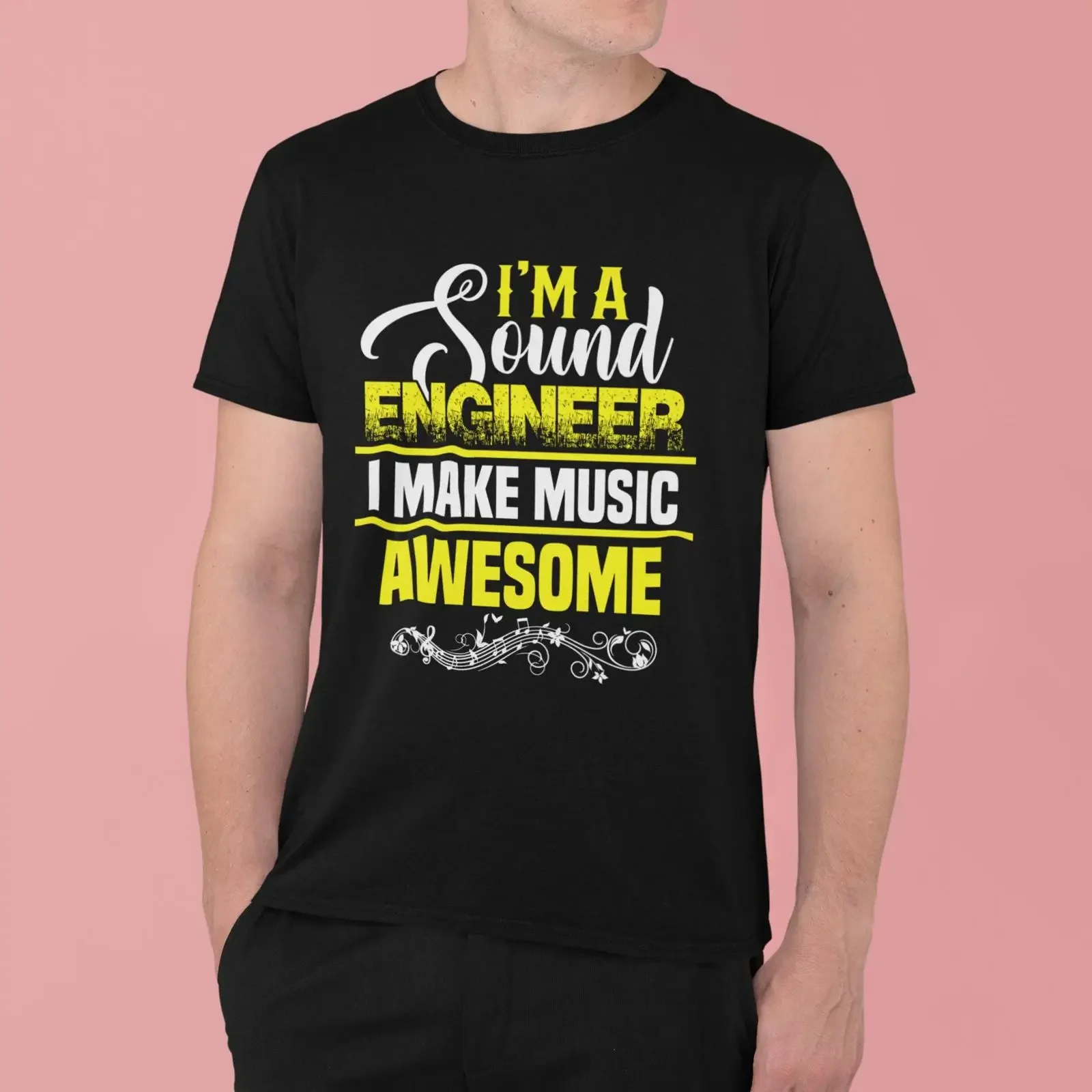 Sound Engineer T Shirt Music Producer  vintage Washed Stretched designer clothes homme fashion Versatile Stylish Breathable