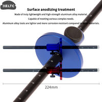 1 x Precision Wheel Marking Gauge - Woodworking Scriber With Inch & MM Scales For Perfect Parallel Line Drawing - Ideal For Mort