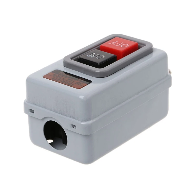 TBSN-315 380V 15A 2.2KW BẬT/TẮT Công tắc nút nhấn nguồn tự khóa 3 pha