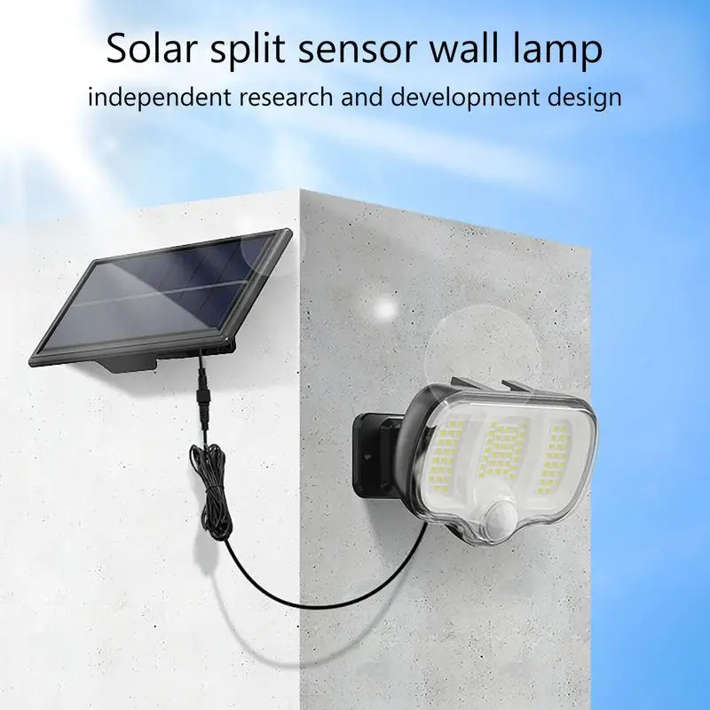 

1Pc IP54 Waterproof Solar Outdoor Garden Lights Super Bright high quality LED Wall Light Solar Powered Security Lamp for Patio