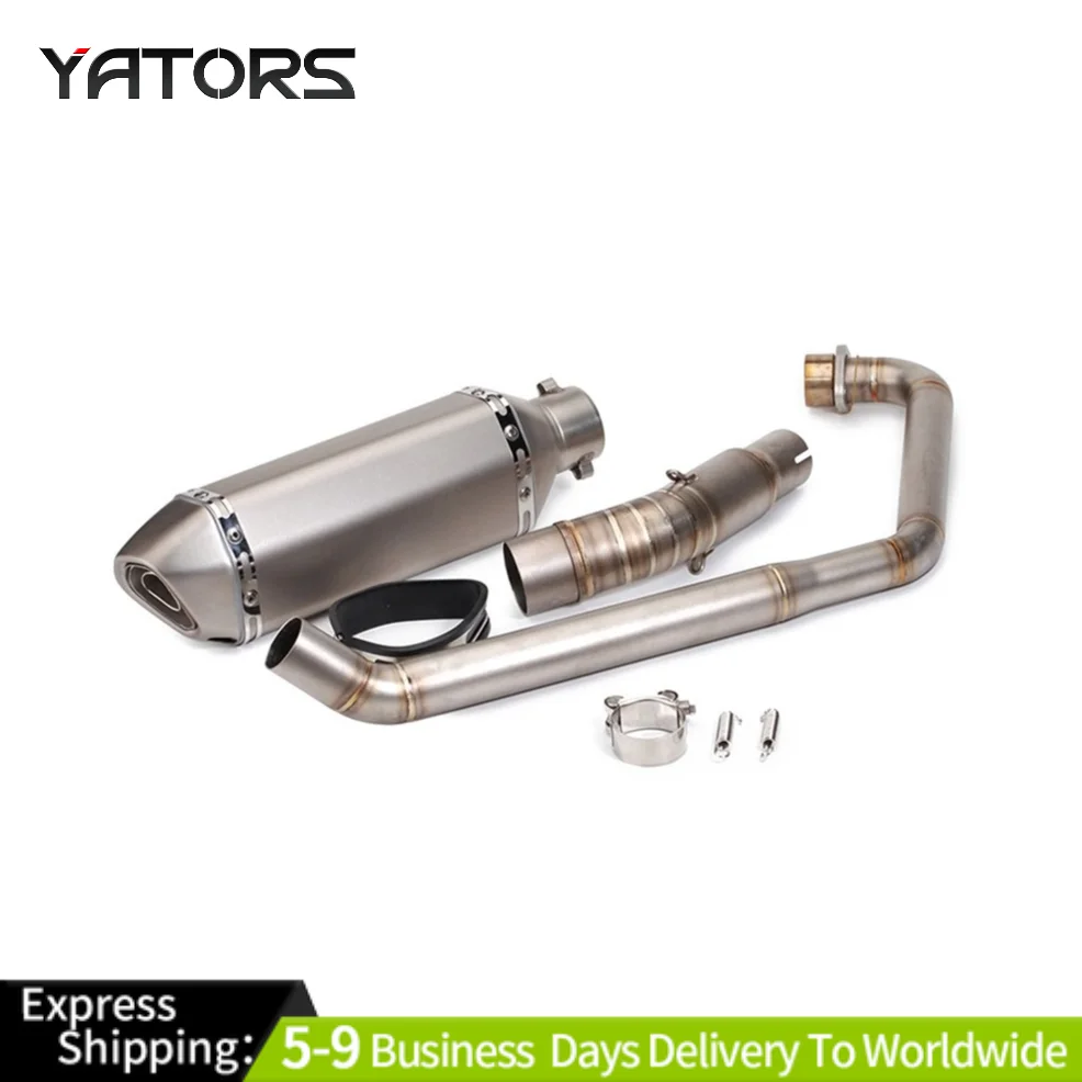 

Full Exhaust System Muffler Tips Header Pipe For Honda CBR150R CB150 2017-2023 Exhaust Systems Exhausts Pipes