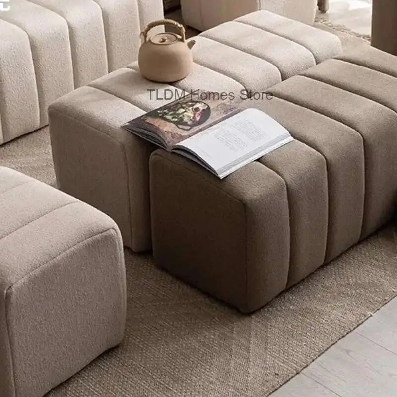 Bedroom Vintage Stool Puffs Footrest Nordic Children Beauty Hallway Reception Foot Stool Foot Makeup Banquette Lounge Furniture