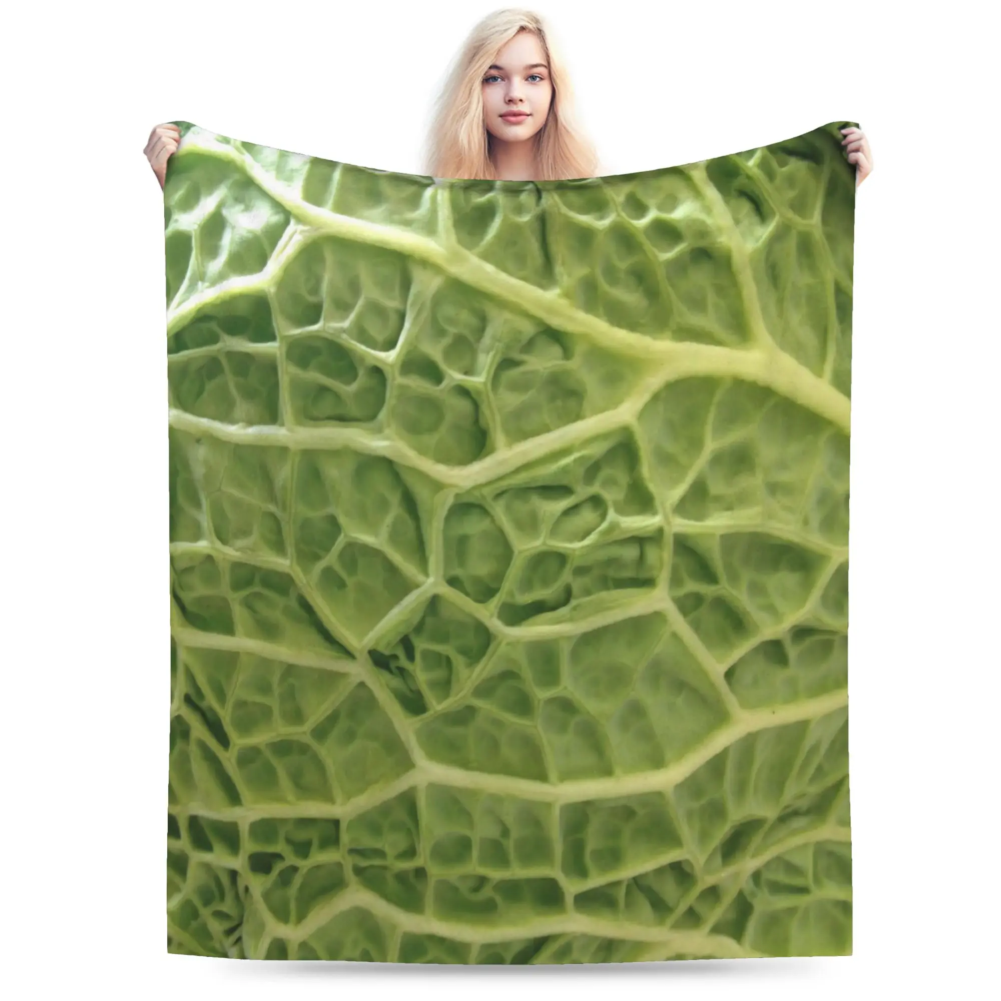 Funny Cabbage  Blankets Super Soft Flannel  Relax Throw Blankets Machine Washable