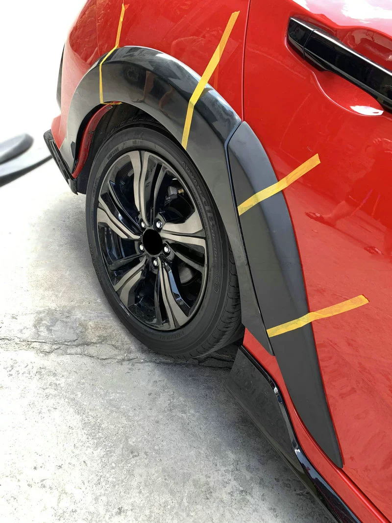 

Брова заднего колеса для Honda Civic FK7, модифицированный новый стиль, брызговик, защита заднего колеса