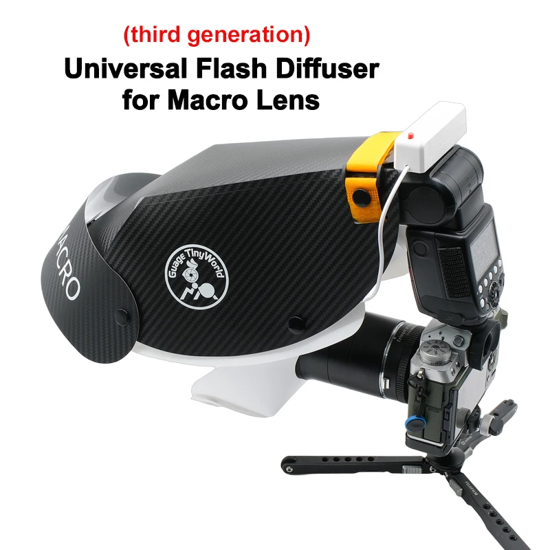 العالمي فلاش الناشر سوفت بوكس Speedlight عاكس سنوت ملحقات الكاميرا لاطلاق النار ماكرو لين ، مقياس الجيل الثالث الكبير