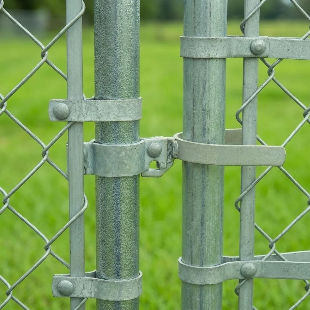 For Chain Link Gate Fork Latch 1-3/8in Hot Dip Galvanized Steel Built for Durability in All Weather Conditions