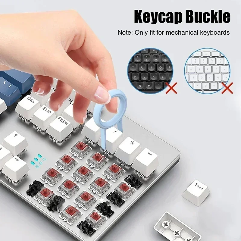 Keyboard Cleaning Kit 7-in-1 Laptops Cleaner with Keycap Puller, Multifunctional Keyboard Brush Cleaning Set for Airpods Phone image 3