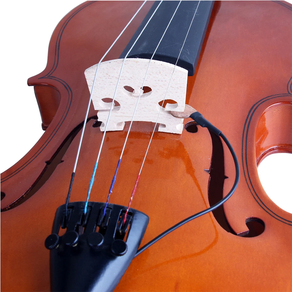 Portable Violin Soundtrack Pickup Professional Violin Accessory No Punching Required Acoustic Violin Sound Hole Abs Pickup Parts