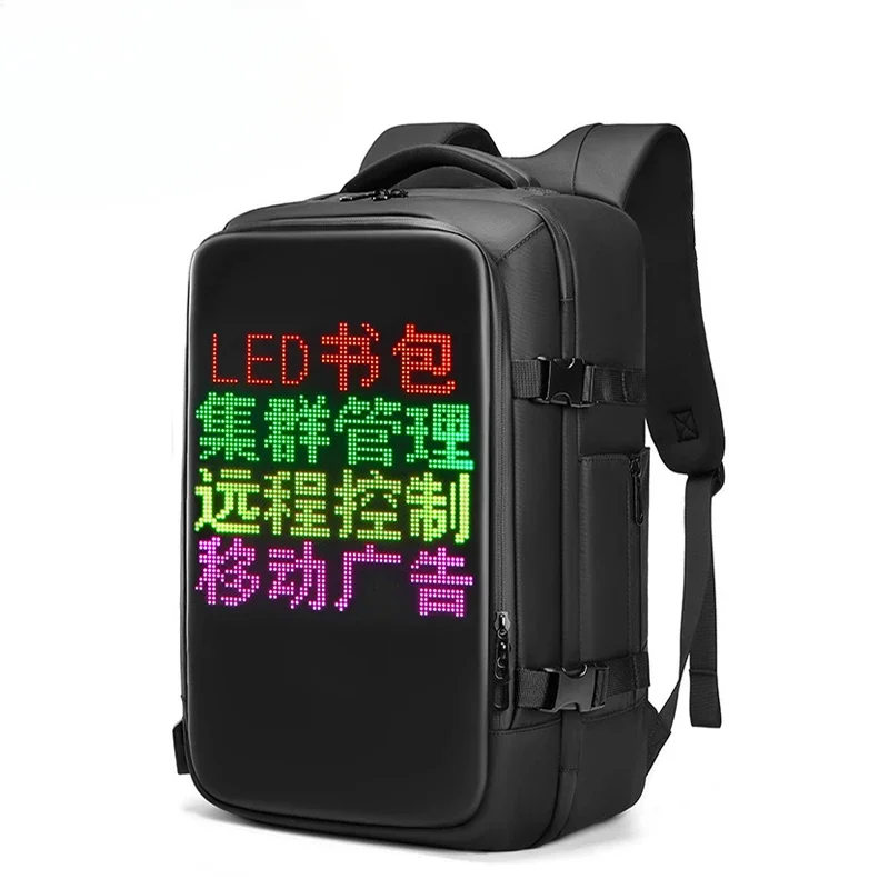 Luminous backpack waterproof LED backpack e-driving men's special bag equipment bag raincoat storage bag