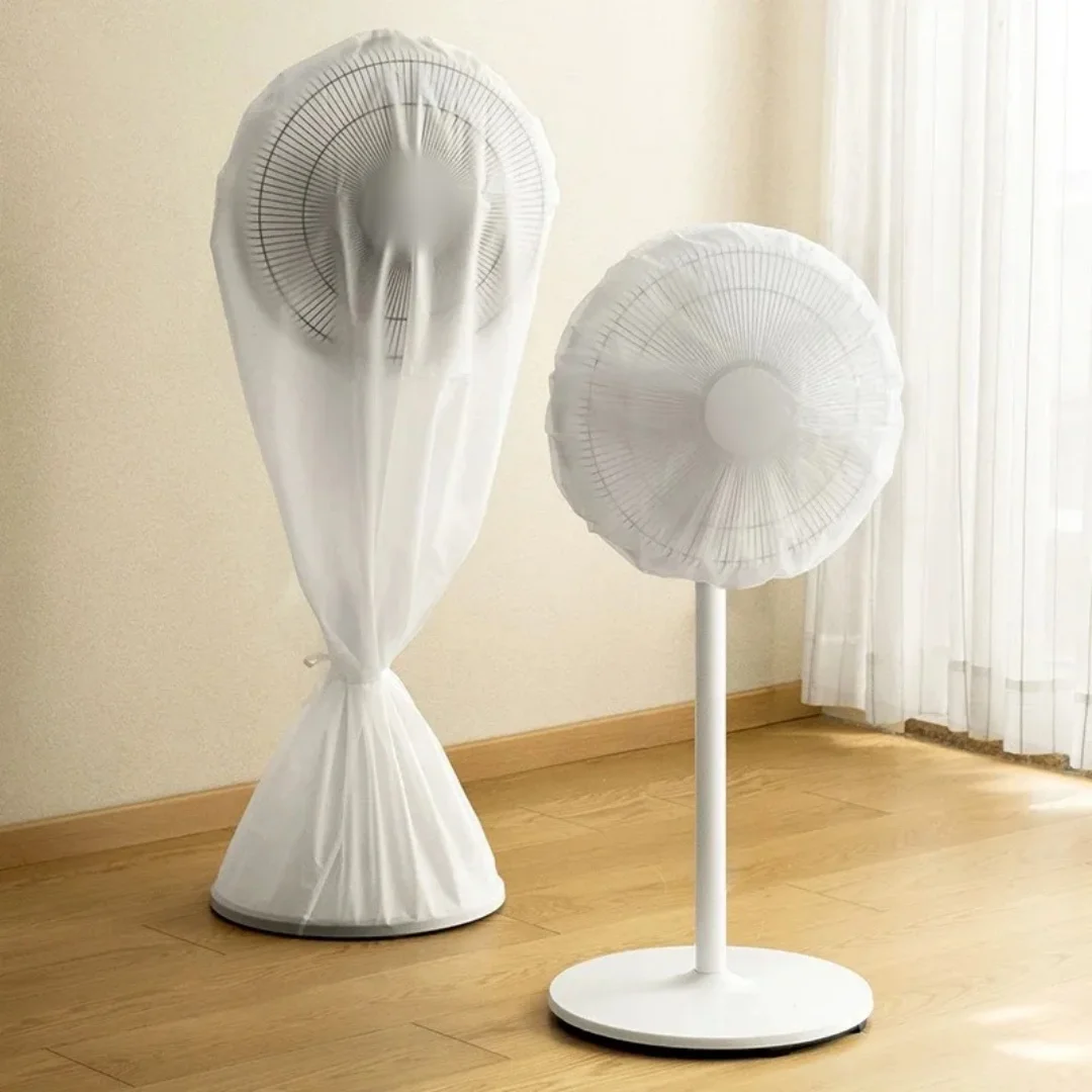1PC Dustproof Fan Cover Easy Install All Season Protector For Floor Fan Space Heater Home Office Large Appliance Accessory view 6