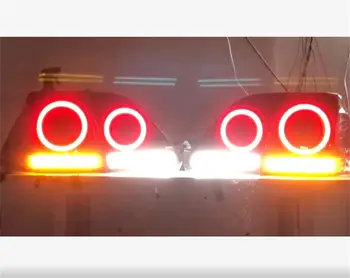 Upravená zadní LED světla do auta, 4 ks, pro brzdová světla Toyota Crown, couvací světla, směrová světla. 10 nejlepší prodej Zadní světlo Toyota Crown - №5