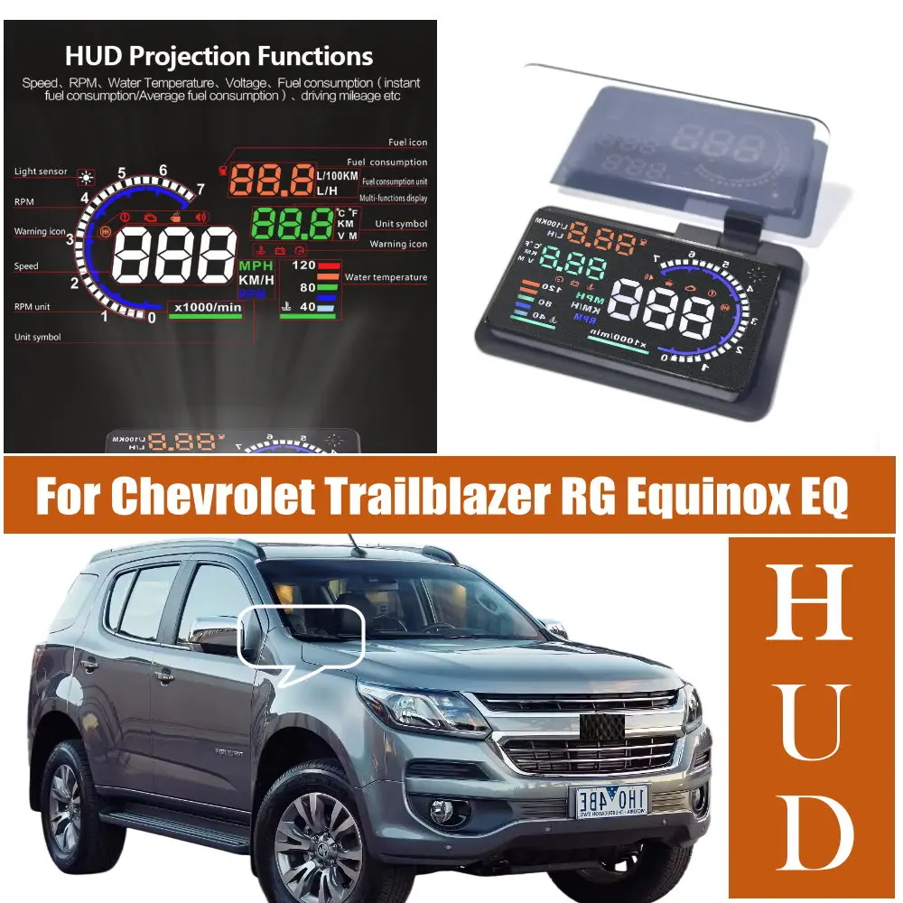Car HUD Head Up Display LED Windshield Projection For Chevrolet Holden Colorado RC 2008-2012 RG 2012-2020