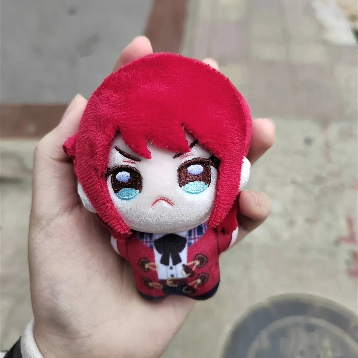 

10cm GIRLS BAND CRY ISERI NINA Anime Plush Cotton Doll Cute Starfish body Cartoon Dango Toy Cosplay Pendant Keychain Anime Gift