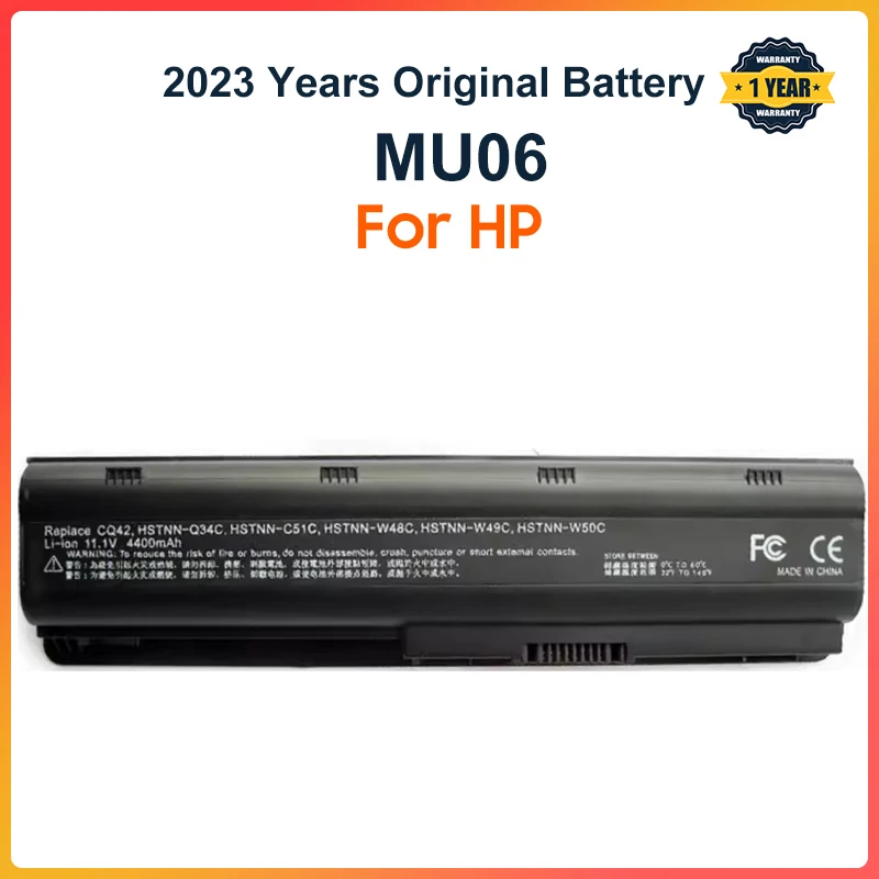 MU06 Laptop Battery for HP Pavilion G4 G6 G7 CQ42 CQ32 G42 CQ43 G32 DV6 DM4 G72 593562-001 HSTNN-DB0Y/UB0Y/IB0Y