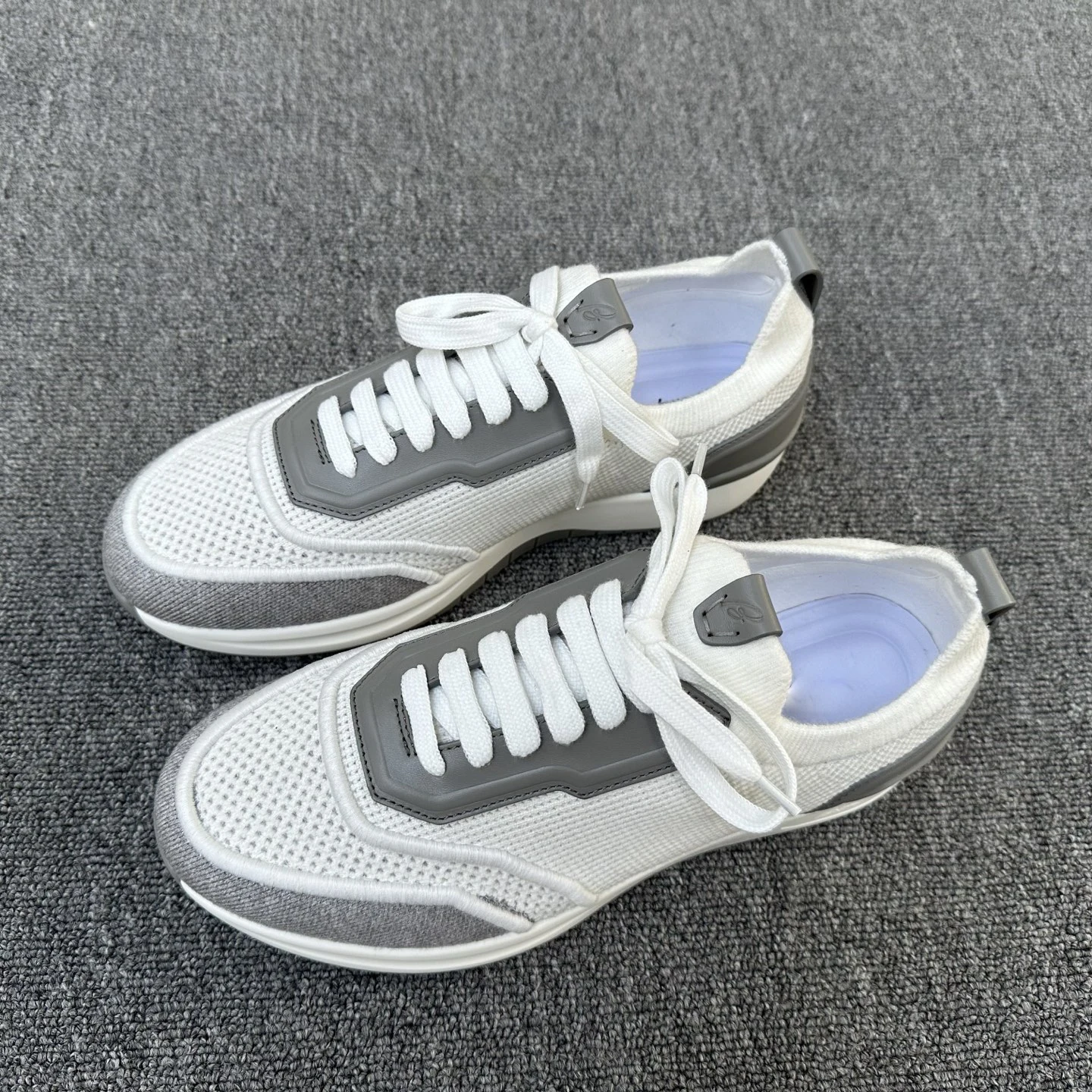 SIJITONGDA2026Men's New Men's Cashmere Wool Blend Knit Sneakers size 39-46