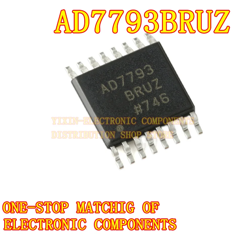 1PCS AD7793 AD7793B AD7793BRUZ patch TSSOP16 Data converter chip quality assurance