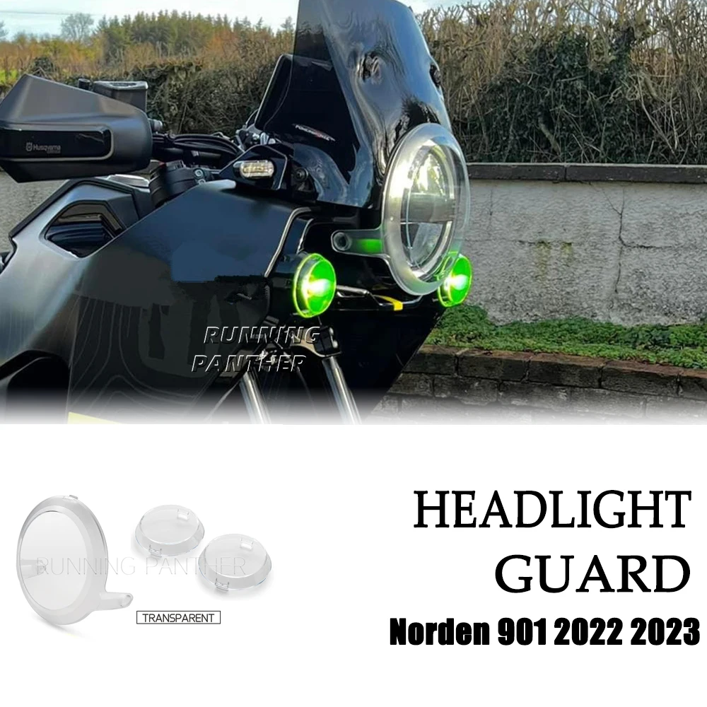 Norden 901 Accessories Headlight Guard For Husqvarna Norden 901 Auxiliary Lamp Protection Cover Headlight Protective Cover