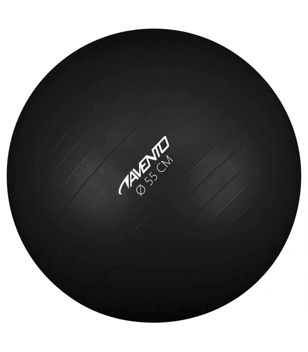 Gym balls wind fitness ball/gym 55 cm black diameter