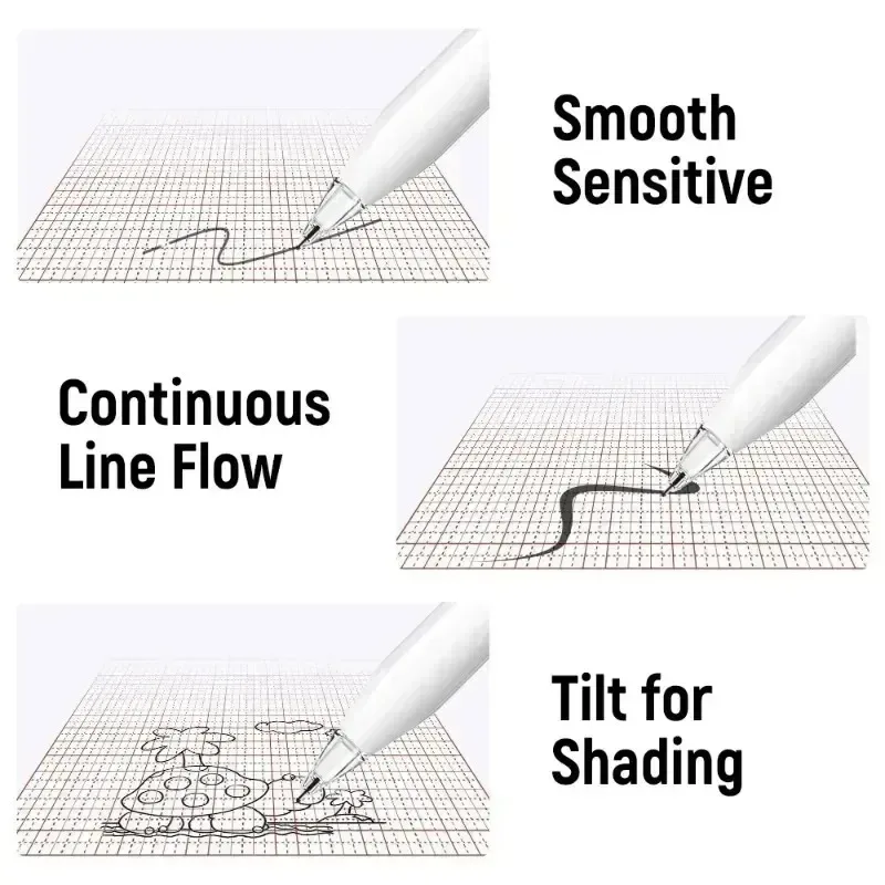 1-4 szt. wymienna końcówka rysika do Apple Pencil 1/2 miękka silikonowa nakładka ochronna przezroczysta precyzyjna końcówka ołówka do IPencil 1 2