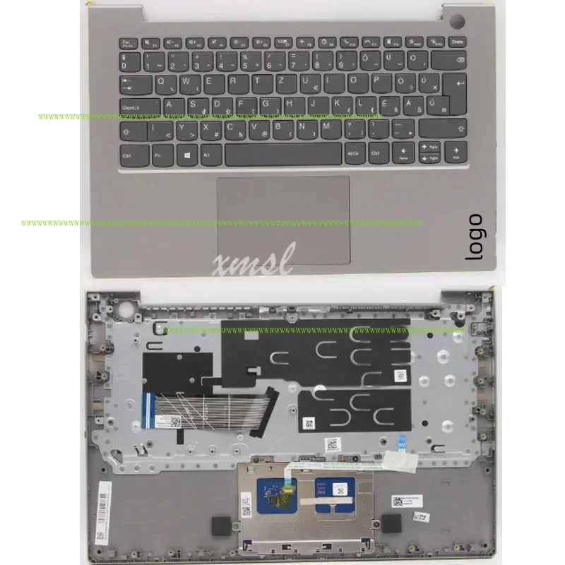 

F ^For Lenovo ThinkBook 14 G3 ACL Laptop Palmrest Upper Case c shell With Keyboard Hungarian Mineral Grey Non Backlight 5CB1C9