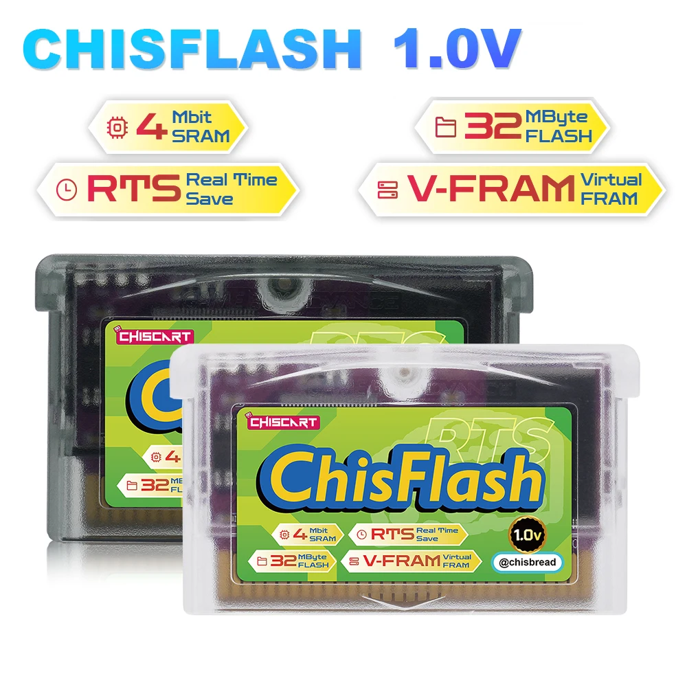 GBxCart ChisBurner ChisFlash 1.0V Virtual FRAM Flash Cartridge