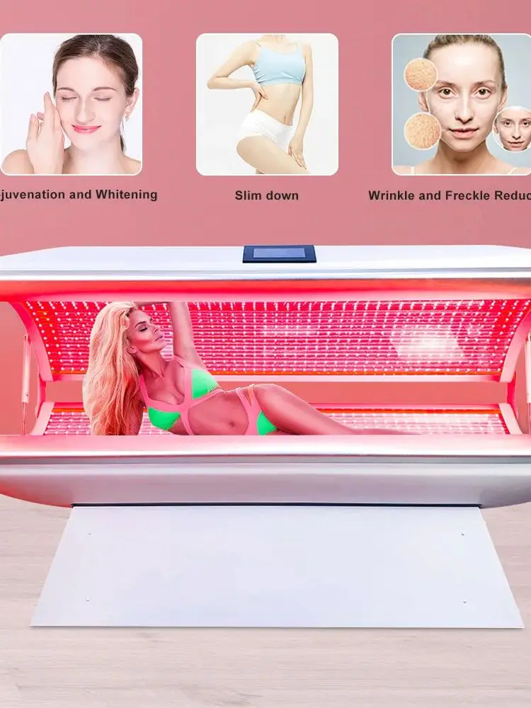 SLyric Red Light Therapy Bed Beauty Skin Whitening Therapy Collagen Spa Bed Commercial Sauna Chamber Full Body Skin Rejuvenation