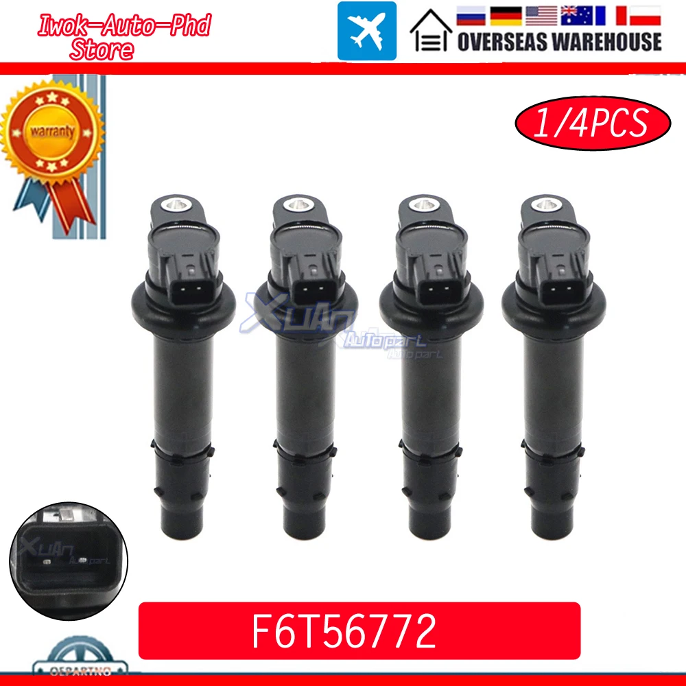 

XUAN Ignition Coils for Yamaha XT1200Z Super Tenere 2010-15 for Suzuki DF 40/50 Outboard 23P-82310-00-00 23P823100000 F6T56772