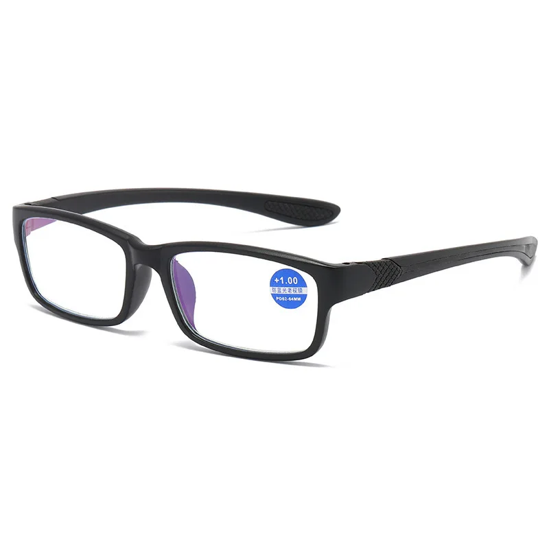 Reading Glasses Men Women Sports Anti-blue Light Reading Eyewear Black Red Frame Presbyopia Eyeglasses 0 to 400 Glasses