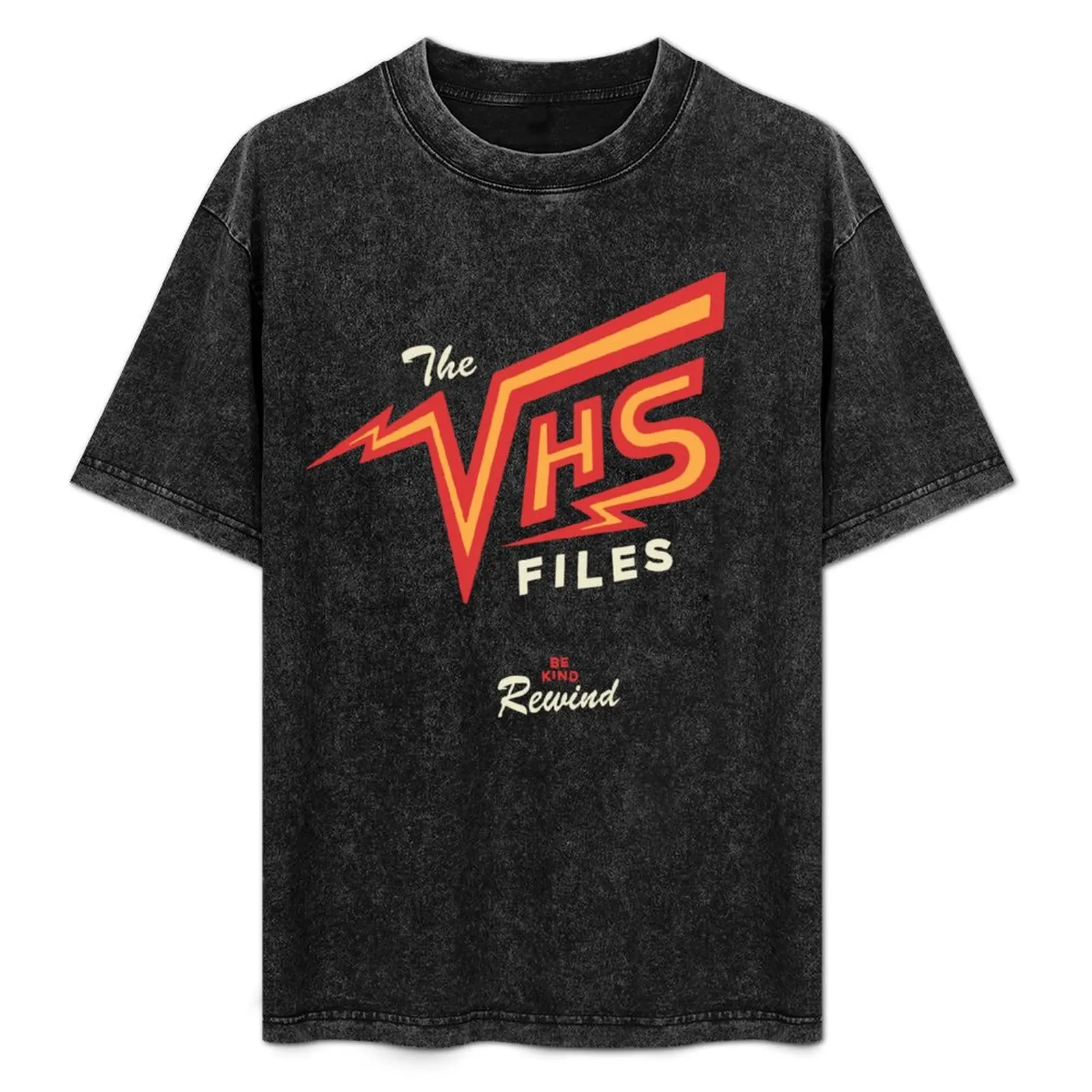 

The VHS Files Jolt Logo / Orange T-Shirt Retro Graphic Print T-Shirt