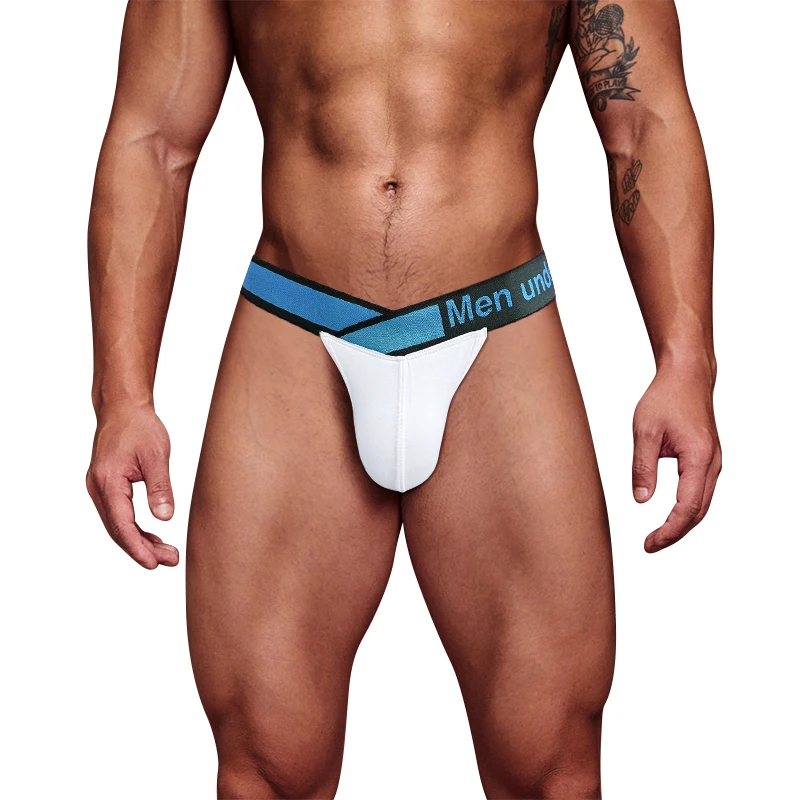 3 PCS Modal Men's Underwear Sport Comfort Laser Gradient Belt Low Waist High Fork Ropa Interior Hombre Swimming Briefs Sexy