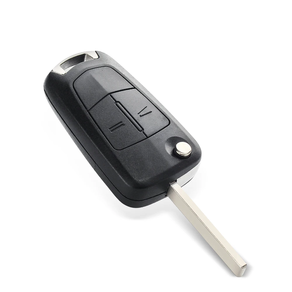 KEYYOU 2/3ปุ่มพับกุญแจรถ Shell Remote Flip Key Fob สำหรับ Vauxhall Opel Corsa Astra Vectra Signum HU100ใบมีด