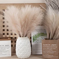 5/10/20PCS Fluffy Pampas Grass Boho Decor Artificial Flower Fake Plant Reed Simulated Party Wedding Home Decoration 42CM 2