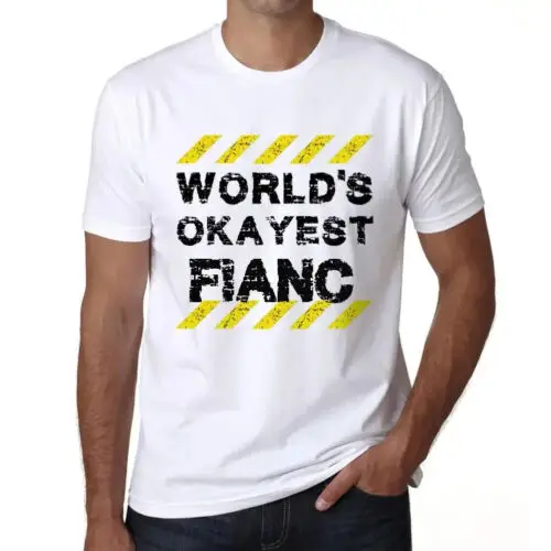 Heren Grafisch T-Shirt Werelds Okayest Verloofde – Worlds Okayest Fiance