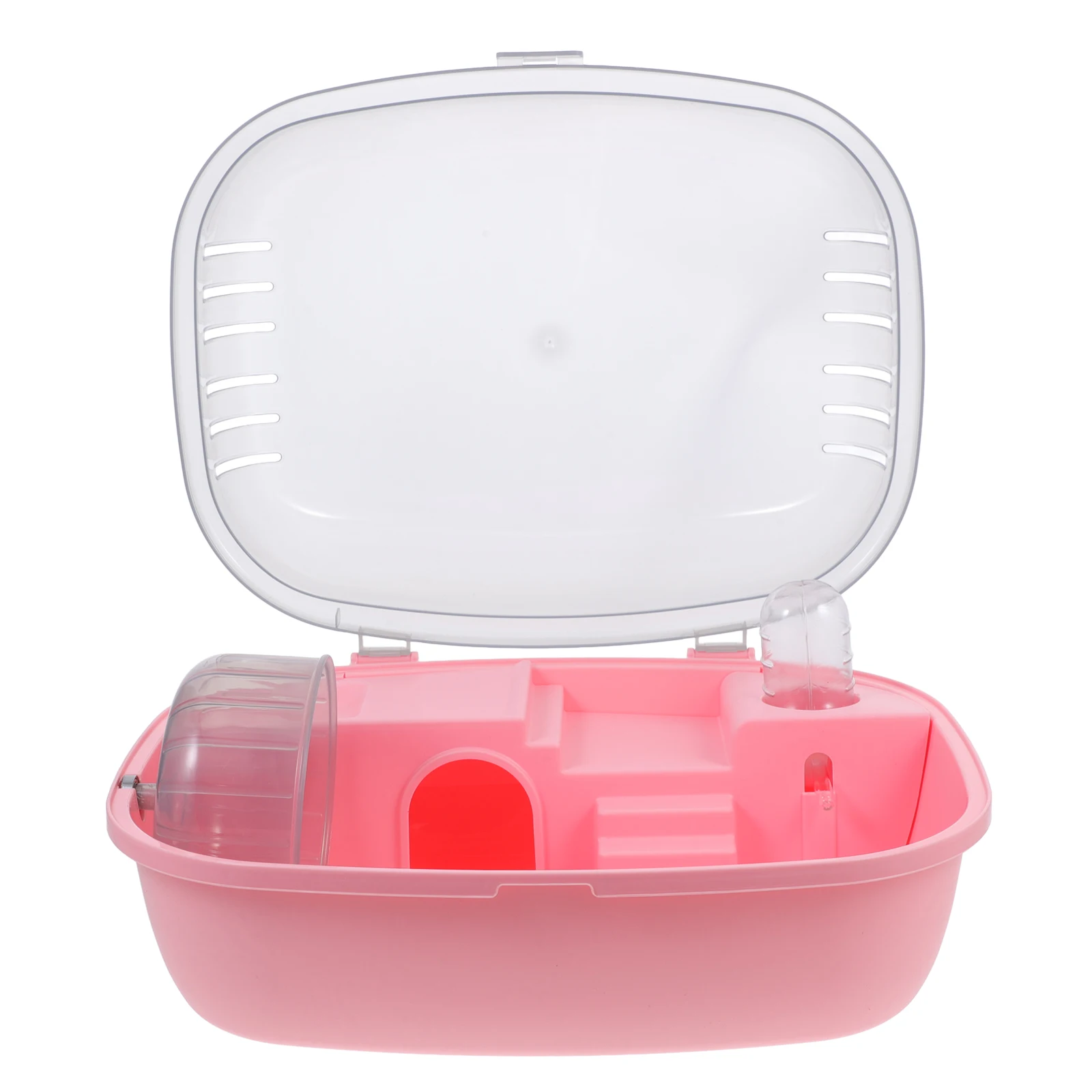 

Desk Pet Habitat Clear Small Animal Case Portable Hamster Travel Cage Guinea Pig Travel Carry Case Hamster Cage Carrier