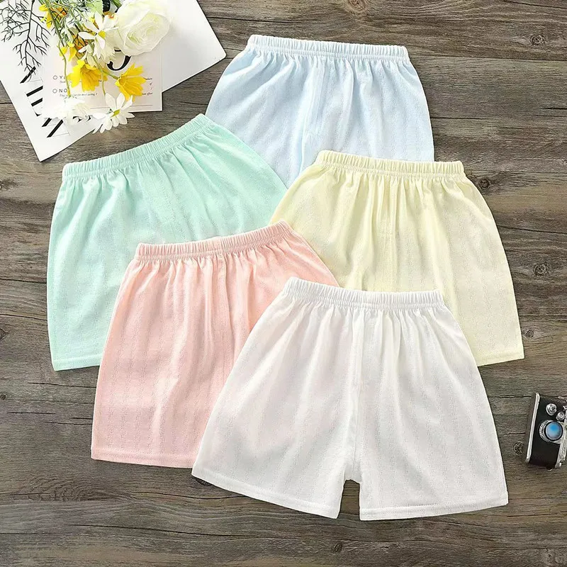 Summer Baby Boys Girls Cotton Shorts Baby Casual Sports Outf