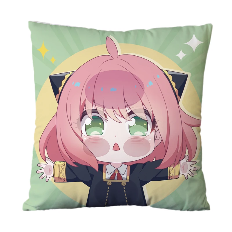 Anime Pillow Case Multiple Designs Q Version Cushion Chair Sofa Square Pillow For Christmar Gift