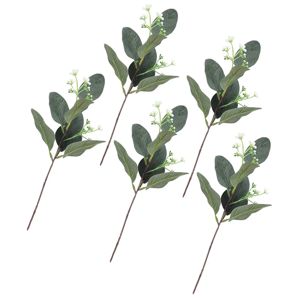 5 قطعة الاصطناعي للديكور المنزل وهمية Babysbreath فرع زهرية فروع شجرة اصطناعية ملء ينبع Diy بها بنفسك الأغصان الحرفية #3