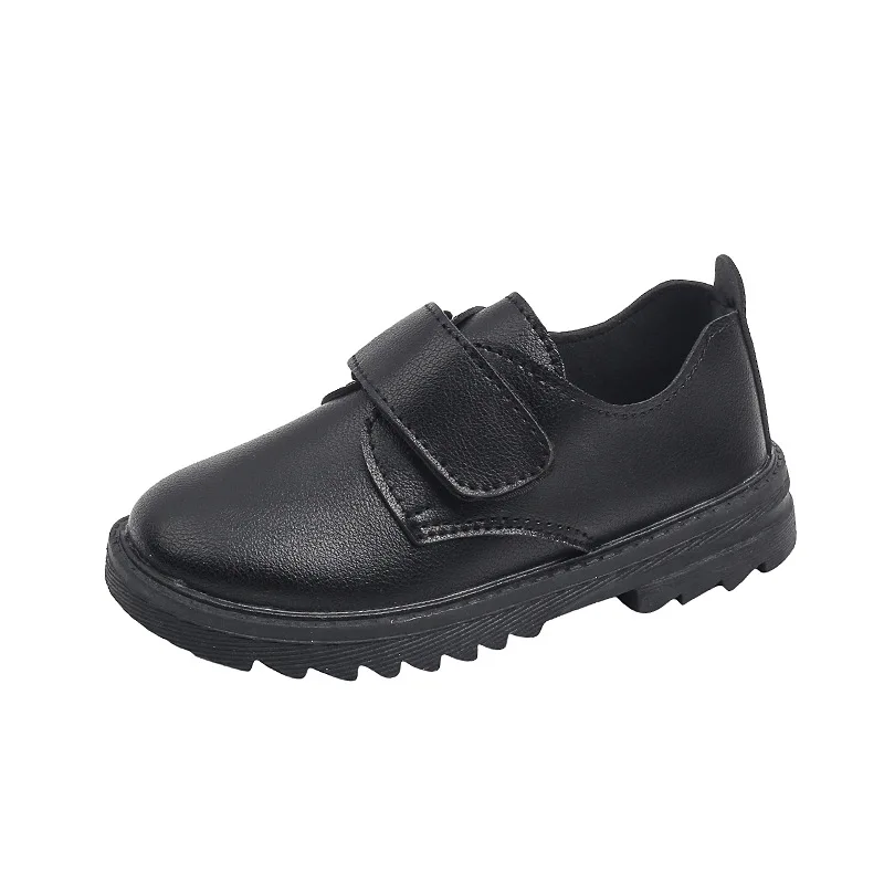 Herfst kinderen Leren Schoenen Vintage Platte antislip Schoenen Scholieren Nieuwe Zachte Comfortabele Casual Schoenen J18