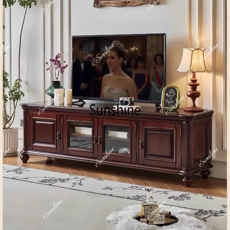 Vertical Dark Brown Tv Stand Universal Storage Wooden Tall Designer Tv Stands Modern Nordic Mueble Para Televisor Furniture Home