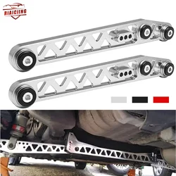Red Black Silver Pair Billet Aluminum Rear Lower Control Arms for Honda Civic EK 1996-2000 EX Si Chassis Parts
