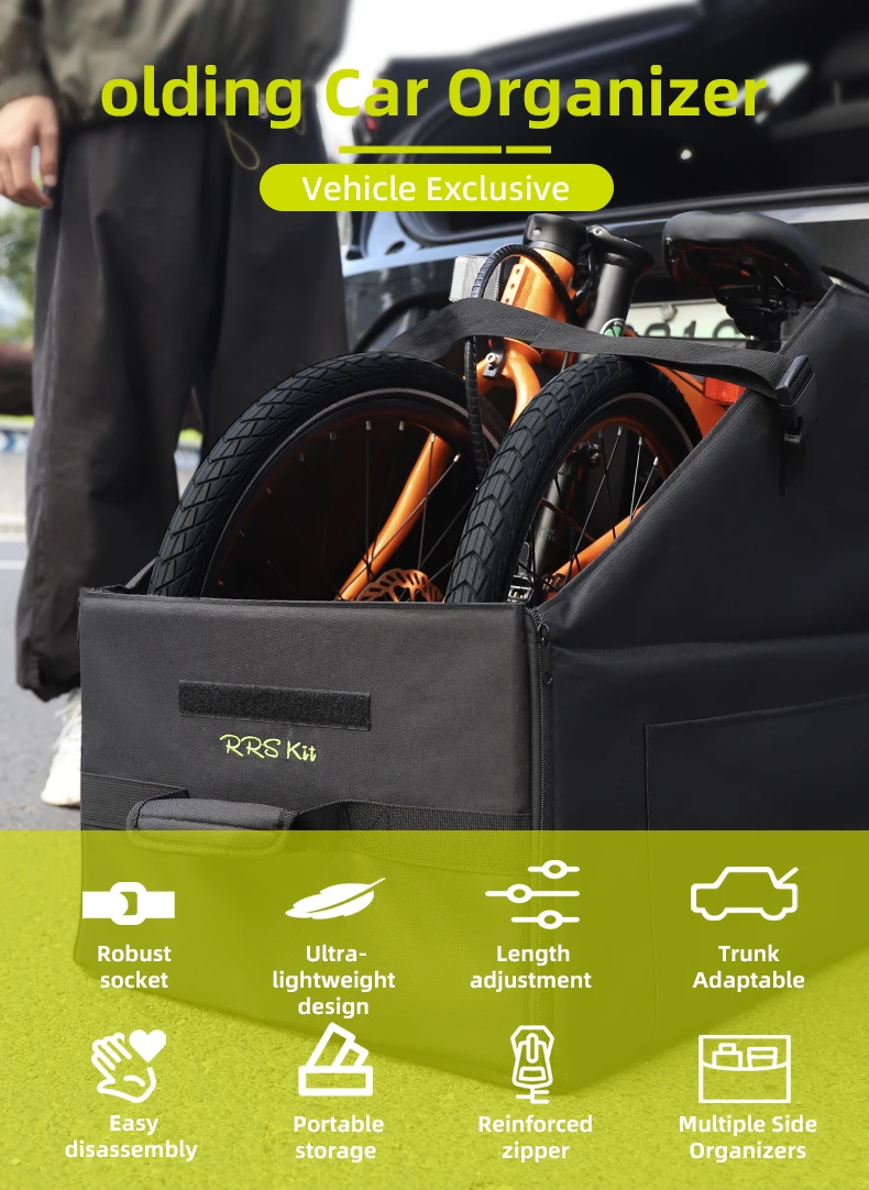 RRSKIT Neue Klapp Fahrrad Lagerung Box Für Brompton 14-16 zoll Für Dahon Ruhm 18-22 Zoll fahrrad Klapp Lagerung Staubdicht Tasche – Detail 1
