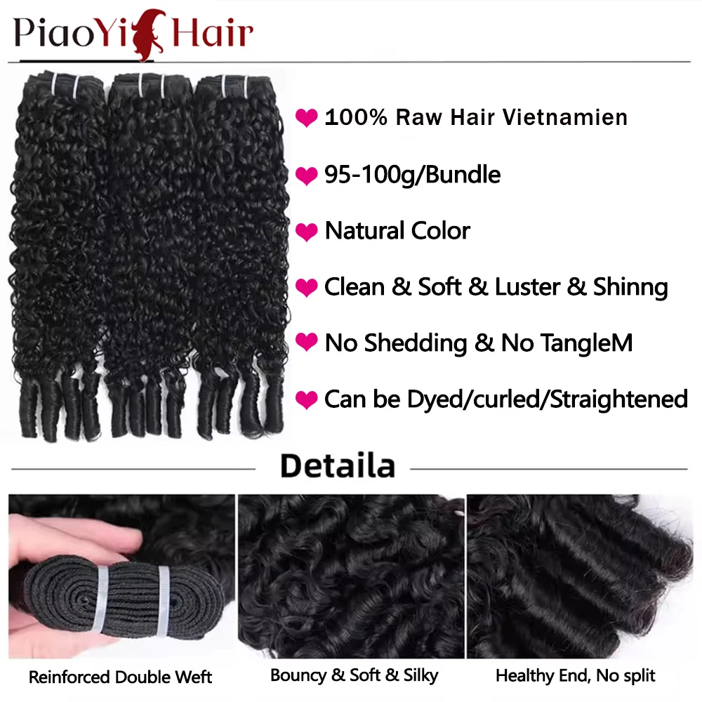 Top Quality Burmese Curly Human Hair Bundles 100% Raw Human Hair Pixie Curls Human Hair Extensions Unprocessed Human Hair Top Quality