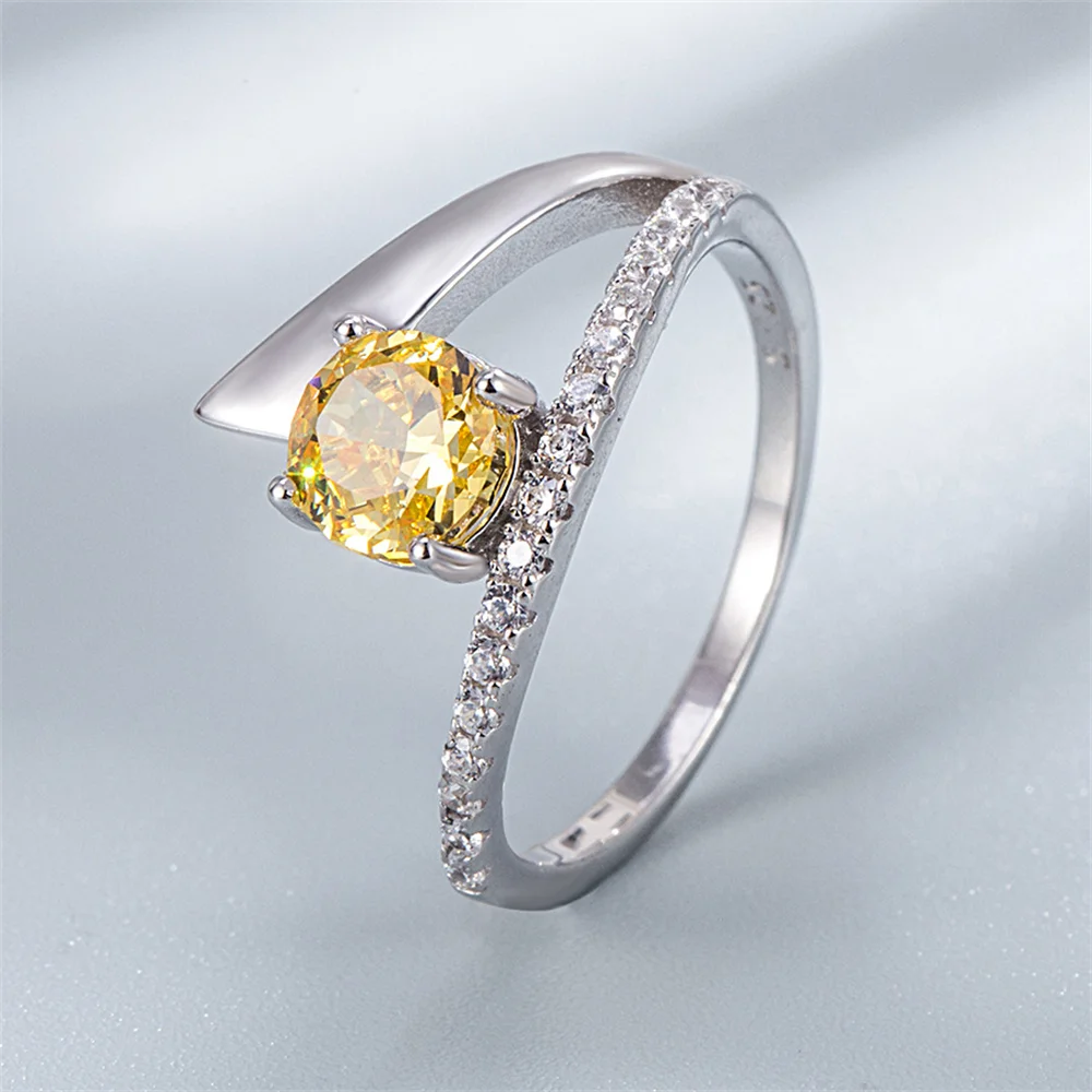 

Европейско-американское кольцо из стерлингового серебра S925, инкрустация цирконом в форме льда, роскошное женское обручальное кольцо высокого класса