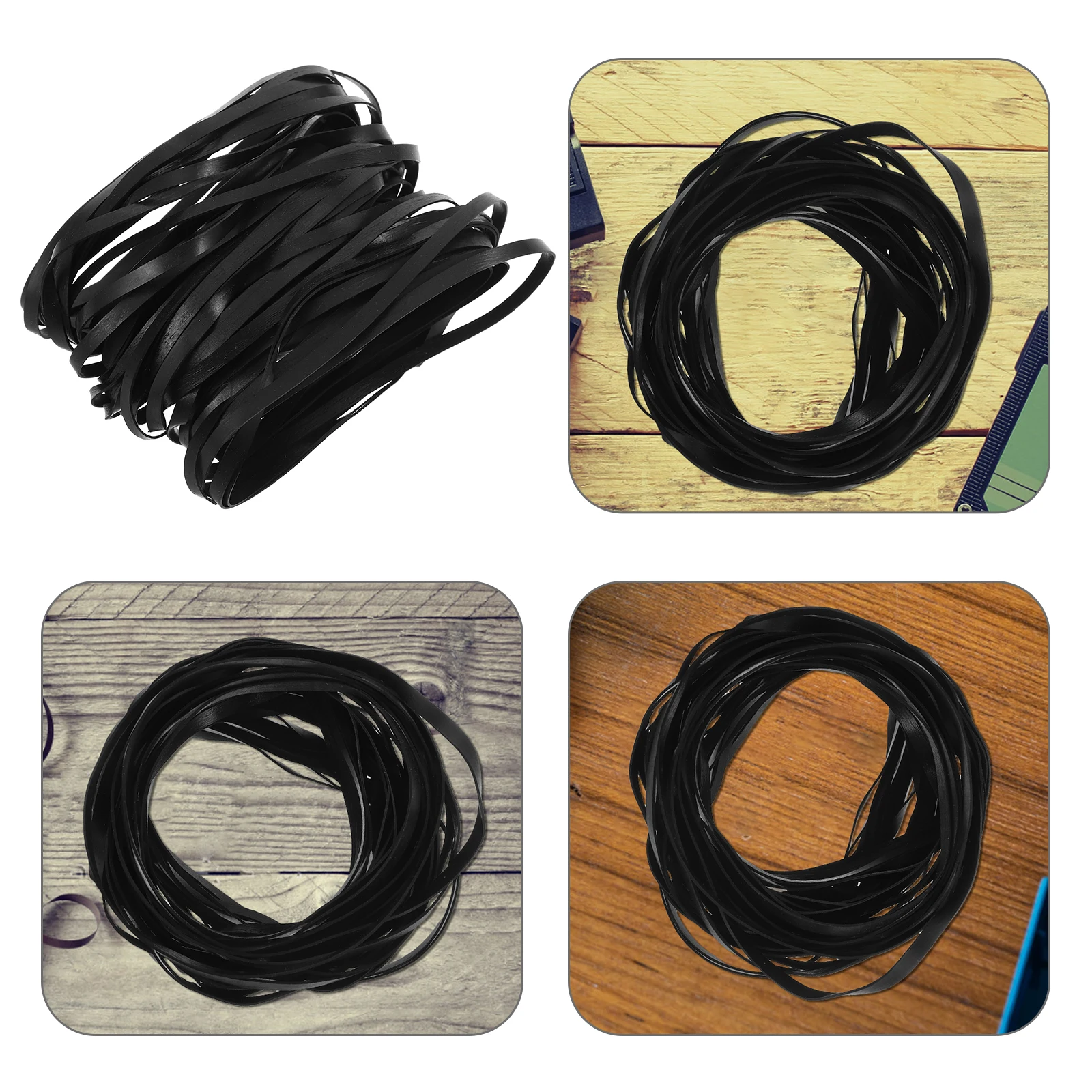 

40 Pcs Tape Recorder Belt Cassette Drive Belts for Maintenance Replacement Voice