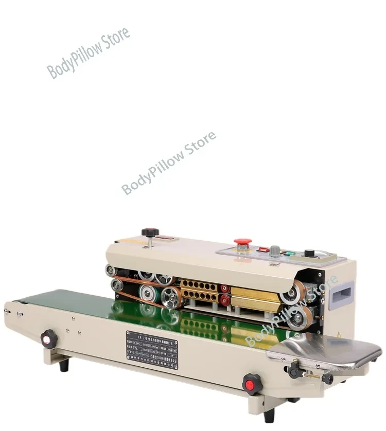 

PM-1800 Jet Code Sealing Machine Fully Automatic Continuous Film Packaging Bag Aluminum Foil Commercial Heat Sealing Machine