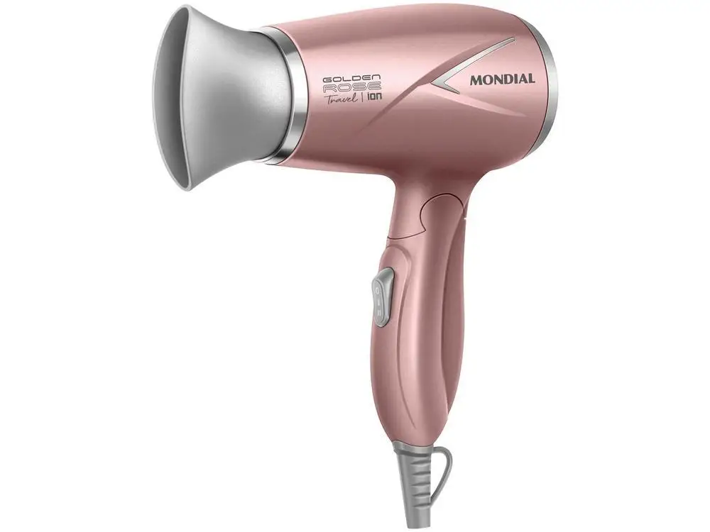 Mondial Hair Dryer Tourmaline Ion Golden - Bivolt