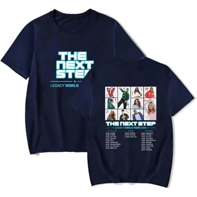 Camiseta Harajuku de verano, camiseta informal de verano para hombres y mujeres, The Next Step Legacy 2026 World Tour Fashion