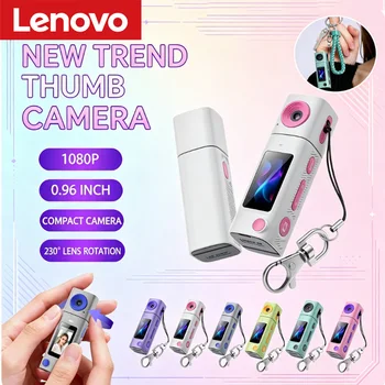 Lenovo G10 HD Mini Thumb Camera 230° Rotating Lens for Outdoor Sports Digital Video and…