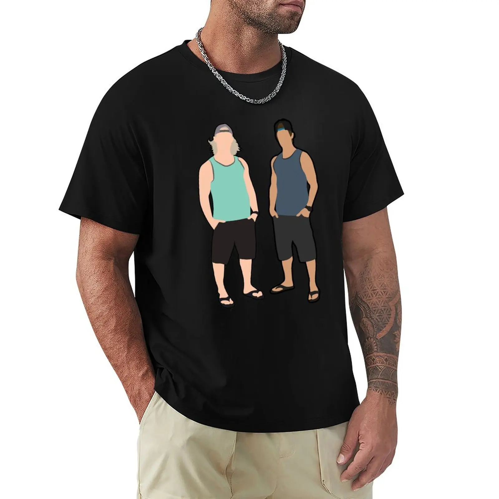 Reilly & Jonesy Letterkenny Cartoon T-Shirt t shirts for man cotton funny T-Shirt