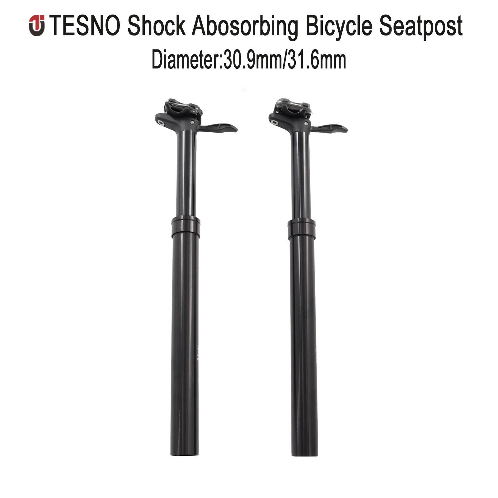 AliExpress NONE TESNO MTB Telescopic Suspension Seatpost 30.9/31.6mm Bicycle Bike Shock Absorber Cycling Seatpost with Shock Absorb for Mtb